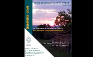 Plus de 35 ans- Week-end « La joie du Seigneur est notre rempart. » 27-29 janvier 2023